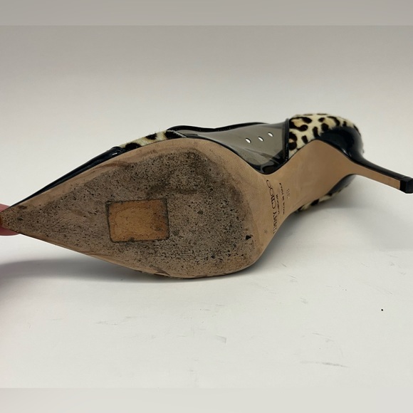 Jimmy Choo Leopard Print Heels - Picture 6 of 9